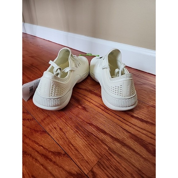 Crocs LiteRide 360 Pacer Shoes Womens 11 Ivory White NEW - Picture 4 of 8